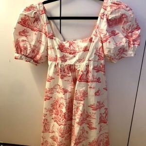 Urban Outfiters Laura Ashley Toile Dress